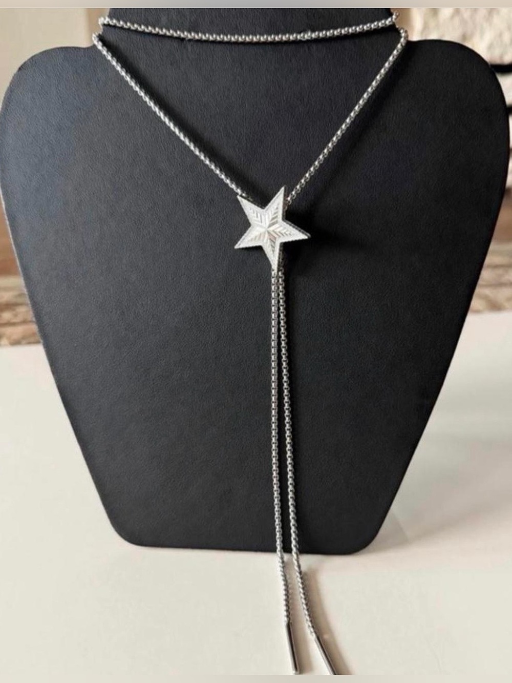 Silver Star Bolo Necklace w/multiple ways to wear ⭐️Choker, Bracelet, Belt &more